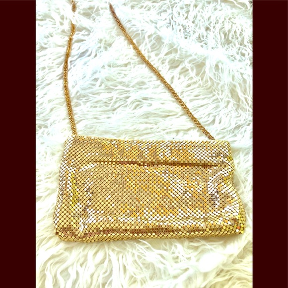 Vintage Whiting & Davis International Gold Purse - Picture 2 of 8